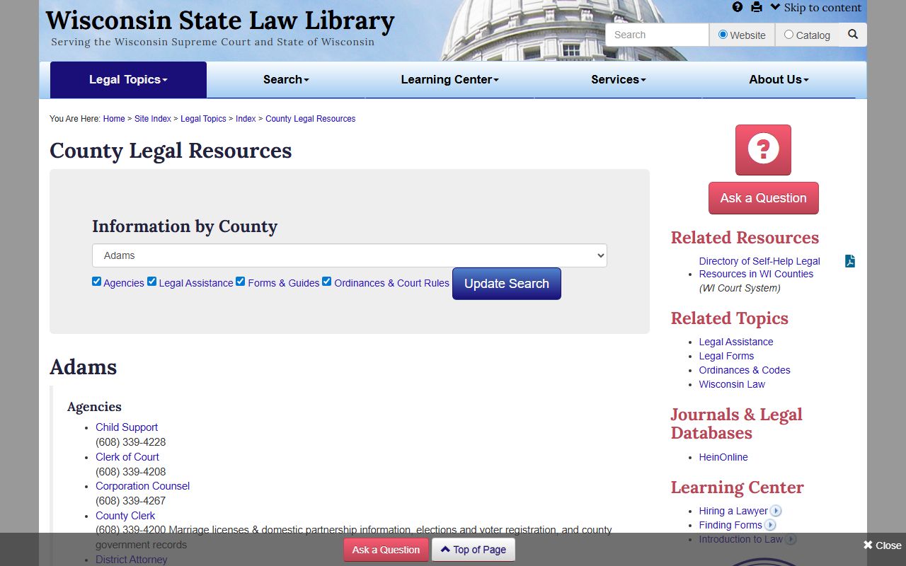 Adams County marriage records county clerk and court resources