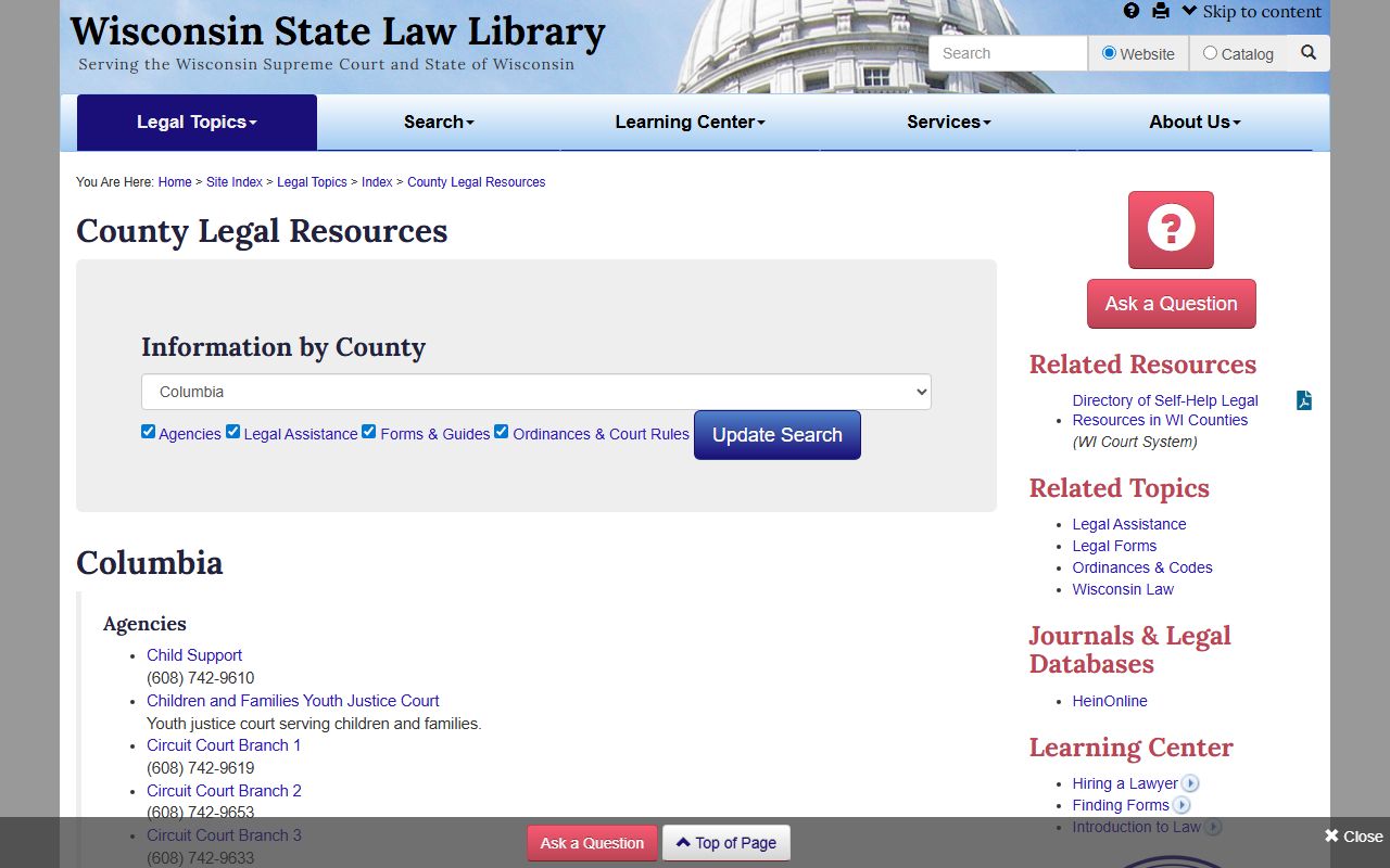 Columbia County marriage records access overview
