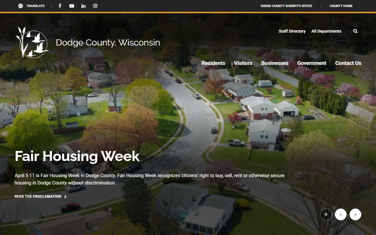 Dodge County marriage records county homepage