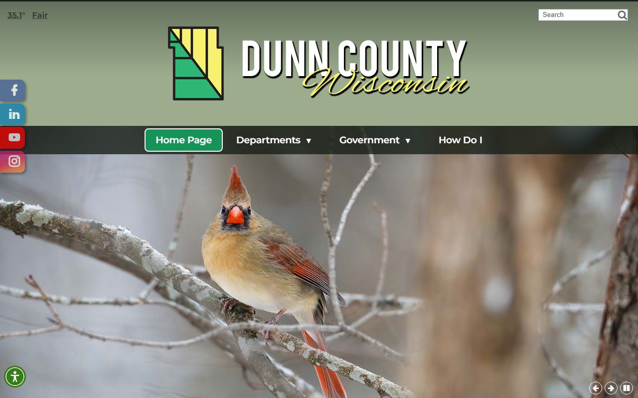 Dunn County marriage records official homepage