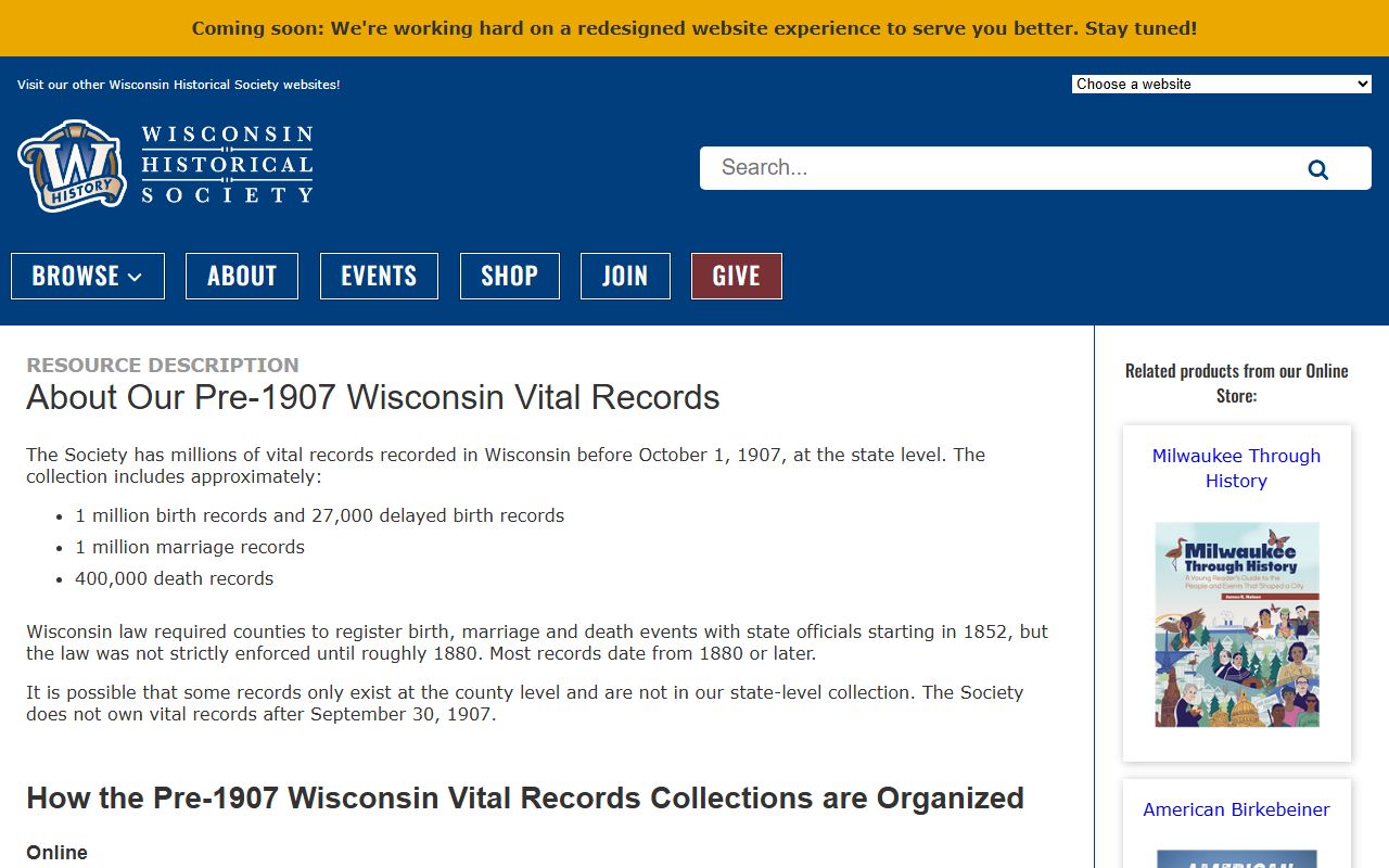 Wisconsin Marriage Records pre-1907 guide